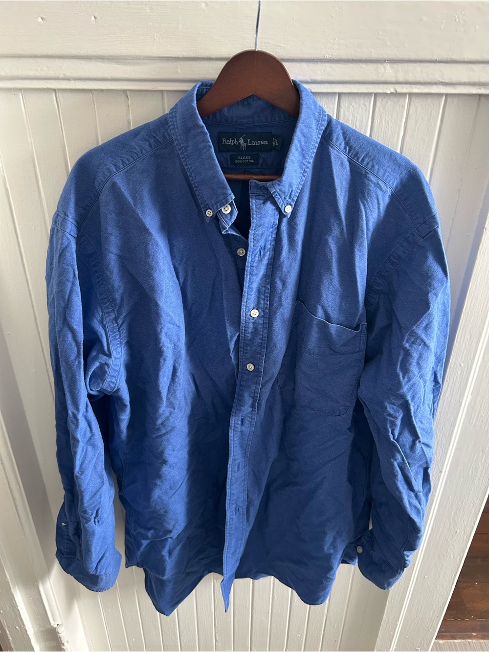 Ralph Lauren Men’s Deep Blue Button-Down Shirt